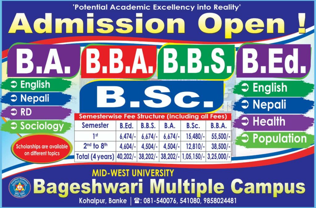 Admission Opened!! Kindly get your seat reserved as soon as possible.